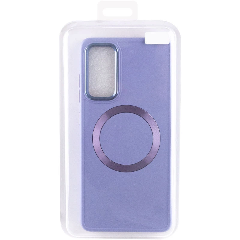 TPU чохол Bonbon з металевими кнопками та MagSafe на Samsung Galaxy S24+ – Бузковий / Dasheen. Фото 6 з 6