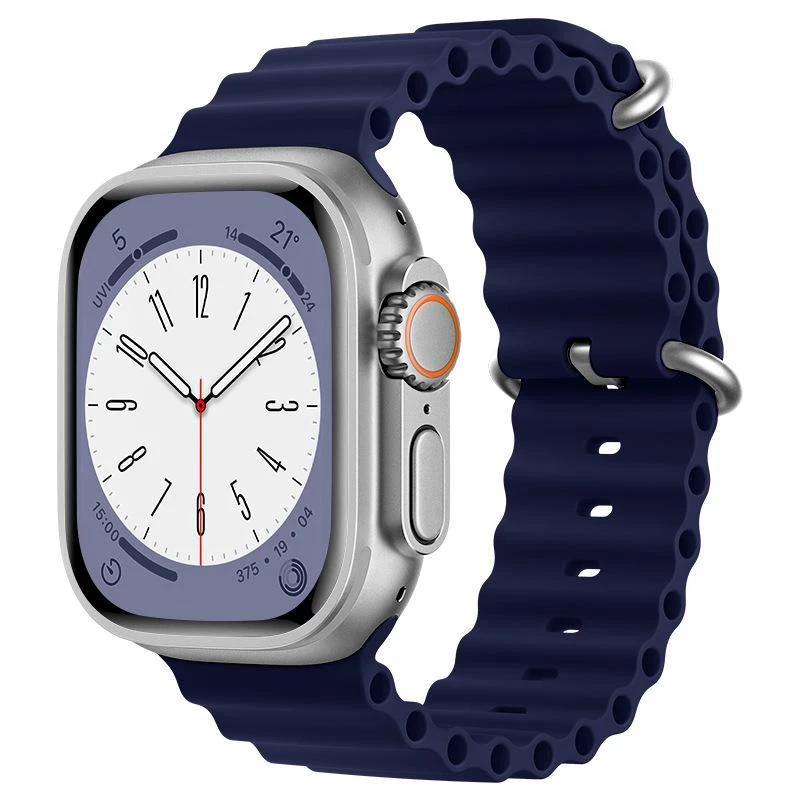 Ремінець Ocean Band для Apple Watch 38/40/41/42mm(ser.10) – Синій / Deep navy. Фото 1 з 4