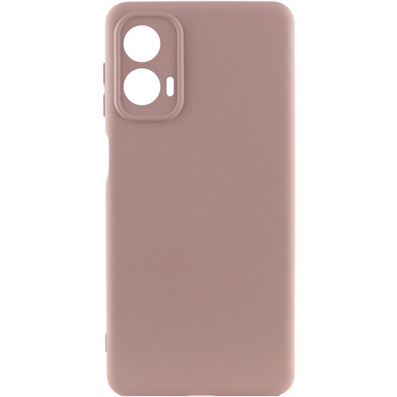 Чохол Silicone Case Lakshmi Plus з закритою камерою на Motorola Moto G85 – Рожевий / Pink Sand. Фото 1 з 2