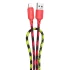 Дата кабель Hoco X116 Meridian USB to Lightning 2.4A (1m) – Gradient Red Mix. Фото 1 з 6