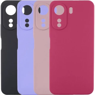 Цветной силиконовый чехол GETMAN с закрытой камерой на Xiaomi Redmi 13C фото 1 из 5