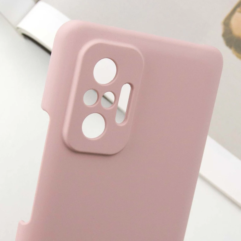 Чохол Silicone Case Lakshmi Premium із закритою камерою для Xiaomi Redmi Note 10 Pro – Рожевий / Pink Sand. Фото 4 з 7