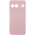 Цветной силиконовый чехол GETMAN с закрытой камерой на Google Pixel 7 – Розовый / Pink Sand. Фото 1 из 2