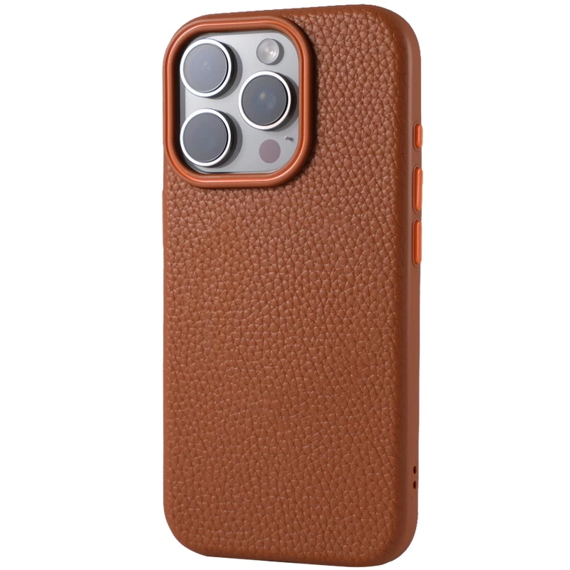 Чехол Syndee with MagSafe для Apple iPhone 16 – Brown. Фото 1 из 1