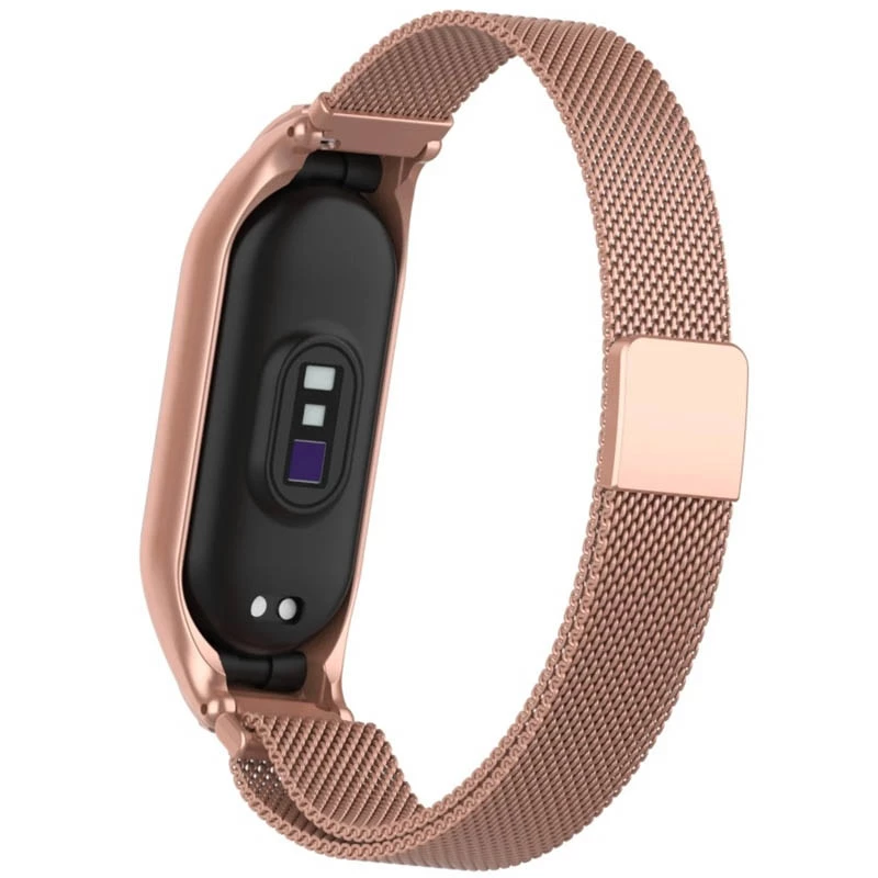 Ремешок Milanese Loop Design для Xiaomi Mi Band 5 – Rose Pink. Фото 3 из 7