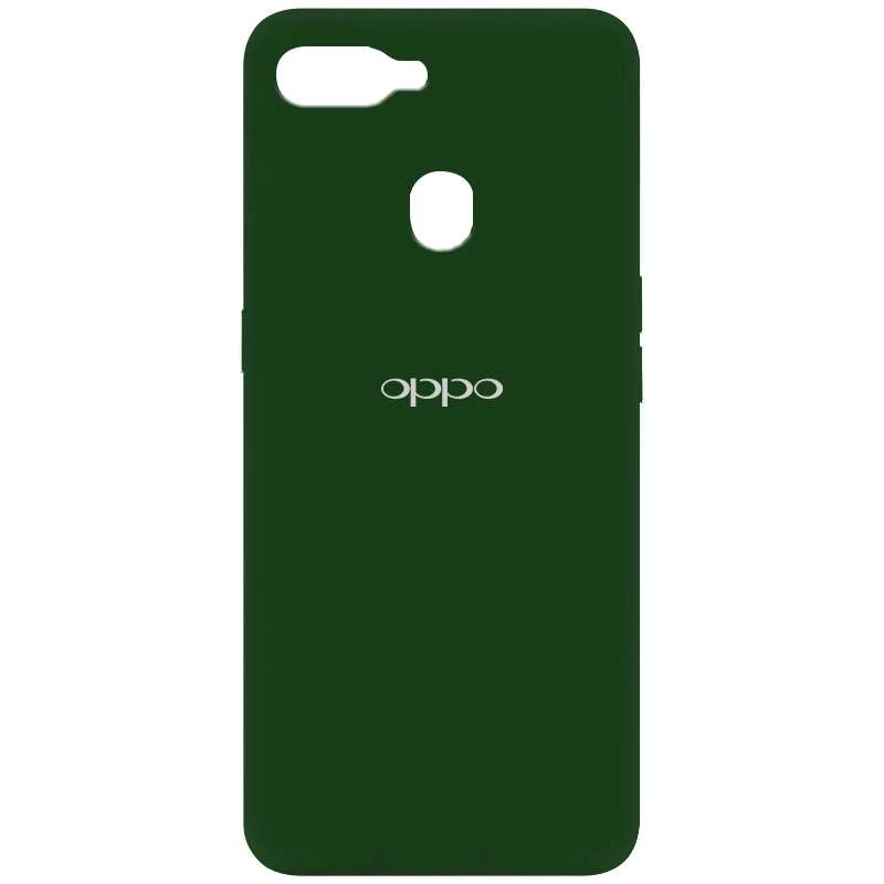 

Чохол My Colors з закритим низом на Oppo A5s (Зелений / Dark green)