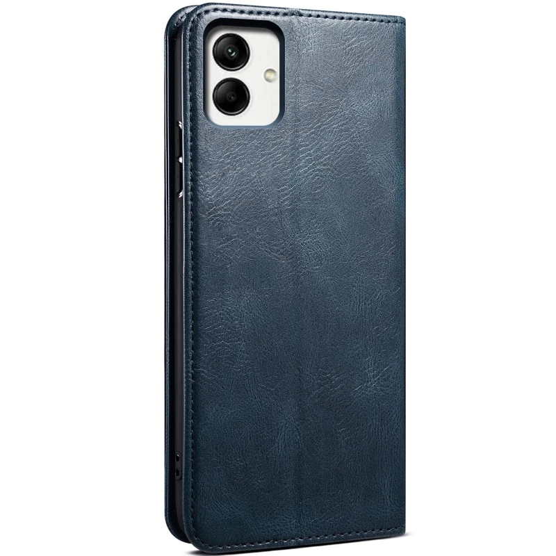 Шкіряний чохол-книжка Urban Leather series для Samsung Galaxy A07 – Blue. Фото 2 з 4