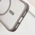 TPU+PC чохол Metal Buttons with Magnetic Fit для Apple iPhone 16 Pro – Сірий / Grey. Фото 5 з 6
