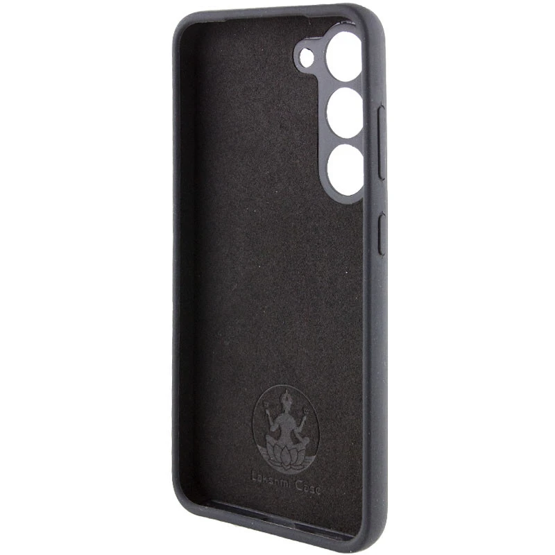 Чохол Silicone Case Lakshmi Premium із закритою камерою для Samsung Galaxy S21 FE – Чорний / Black. Фото 4 з 7