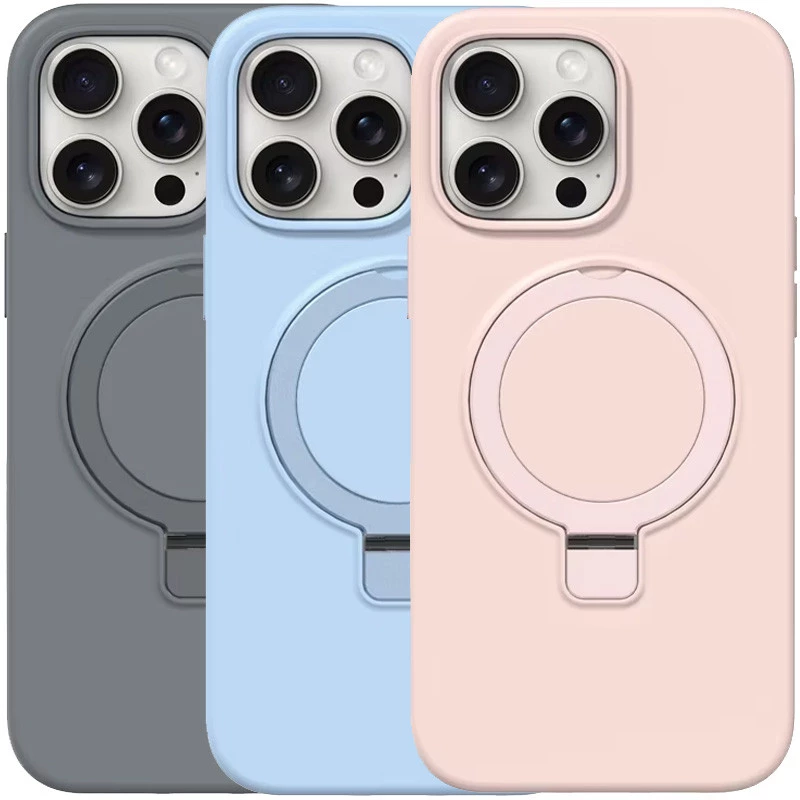 Силіконовий чохол Full Protective з кільцем-тримачем (без логотипу) для Apple iPhone 12 Pro Max (6.7") фото 1 з 1