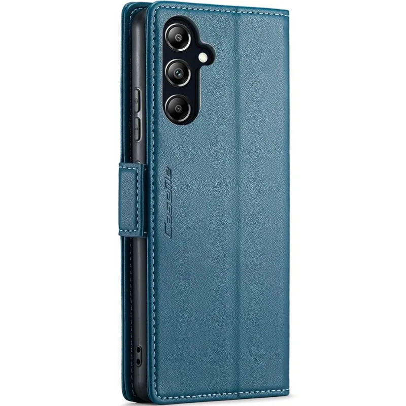 Шкіряний чохол-книжка CaseMe Nappa leather для Samsung Galaxy A17 4G/5G – Blue. Фото 2 з 6