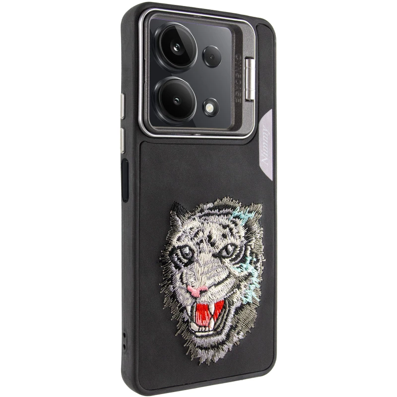 TPU+PC чехол с животными для Xiaomi Poco X6 – Black Tiger. Фото 2 из 13