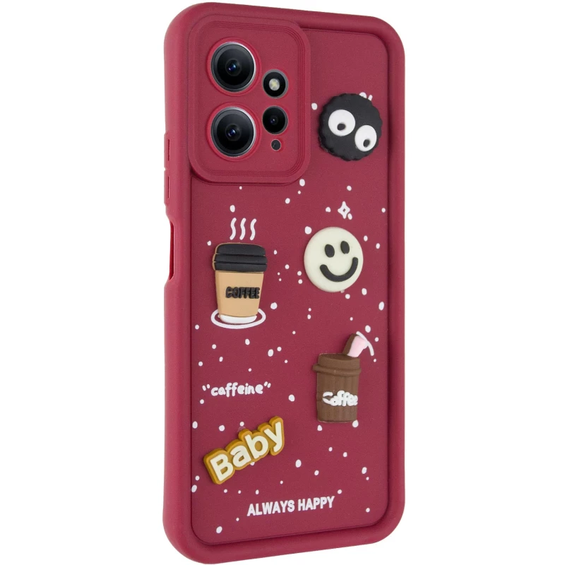 Чохол TPU Toys Case для Xiaomi Redmi Note 12 4G – Red / Always Happy. Фото 3 з 15
