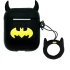 Силіконовий футляр Marvel & DC series для навушників AirPods 1/2 + кільце – Batman New 1. Фото 1 з 6