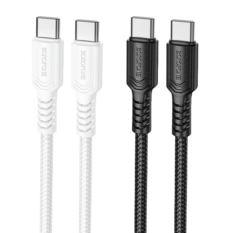 Дата кабель Borofone BX116 Certain Type-C to Type-C 60W (1m) фото 1 из 1