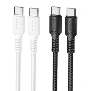 Дата кабель Borofone BX116 Certain Type-C to Type-C 60W (1m) фото 1 з 1