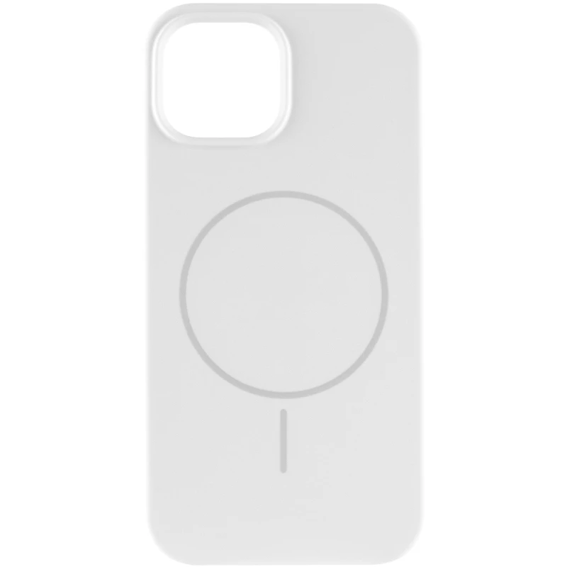 Чохол Silicone Armor Max no logo with MagSafe для Apple iPhone 12 (6.1") – Білий / White. Фото 3 з 6