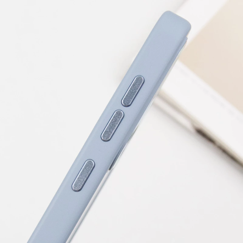 TPU чохол Bonbon з металевими кнопками на Samsung Galaxy S24+ – Блакитний / Mist blue. Фото 10 з 11