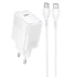 МЗП Hoco CS113A Lounge PD40W (1USB-C) + кабель Type-C to Type-C – White. Фото 1 з 1