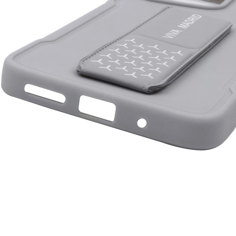 Чехол Вива с ремешком для Xiaomi Redmi 13C – Grey. Фото 9 из 15