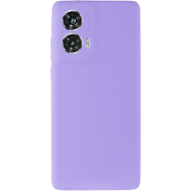Чохол Silicone Cover Ummi Lakshmi Full Camera (AA) для Motorola Edge 50 – Бузковий / Dasheen. Фото 2 з 5