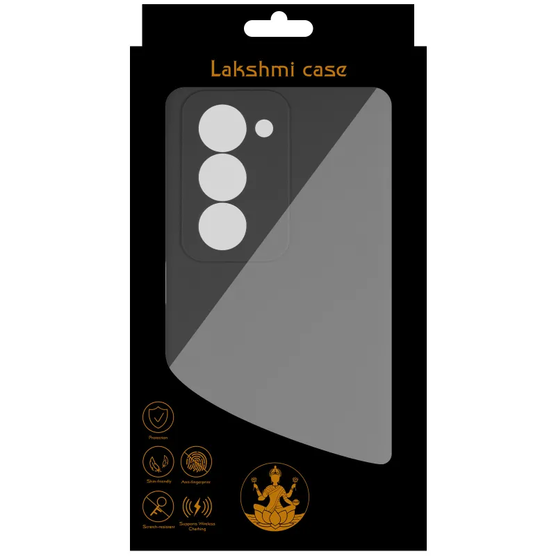 Чехол Silicone Case Lakshmi Premium з закритою камерою на Xiaomi Redmi 15 (EU) – Черный / Black. Фото 5 из 9