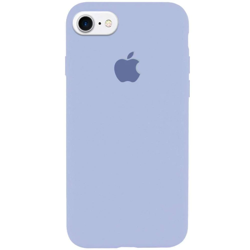 

Чехол Silicone Case с закрытым низом для Apple iPhone 6/6s (4.7") (Голубой / Lilac Blue), Блакитний / lilac blue