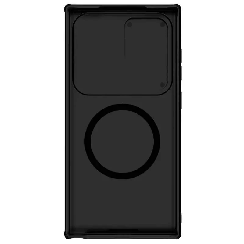 Пластикова накладка Nillkin Pro зі шторкою для камери та магнітом на Samsung Galaxy S24 Ultra – Black. Фото 5 з 8