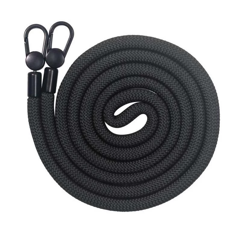 Прозрачный силиконовый чехол с ремешком для Apple iPhone 13 Pro (6.1") – Black. Фото 4 из 10