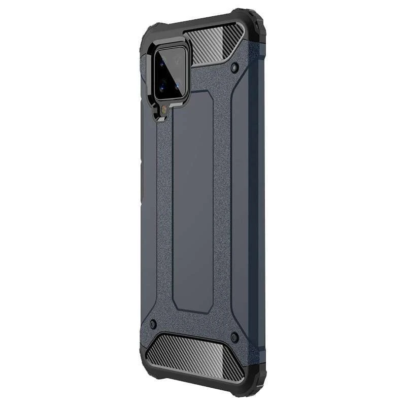 Протиударний чохол з посиленими кутами Immortal на Samsung Galaxy A12 – Сірий / Metal slate. Фото 2 з 2