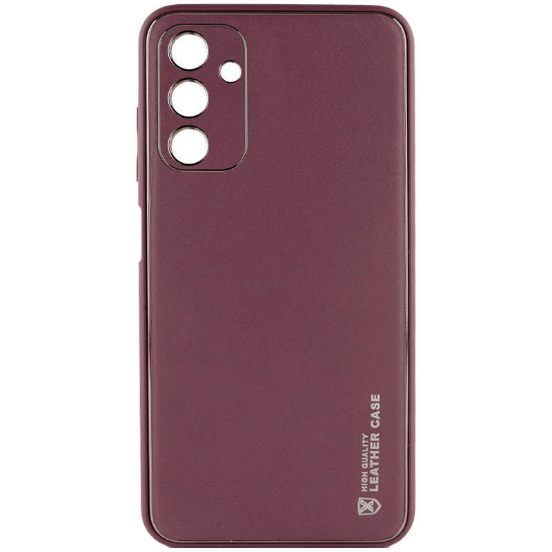 

Шкіряний чохол Xshield на Samsung Galaxy A34 5G (Бордовий / Plum Red)