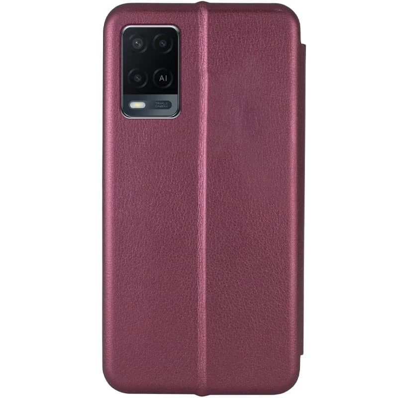 Чехол-книжка классический для Oppo A54 4G – Бордовый. Фото 2 из 4