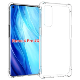 Ультратонкий силіконовий чохол GETMAN з критими бортами на Oppo Reno 4 Pro 5G фото 1 з 1