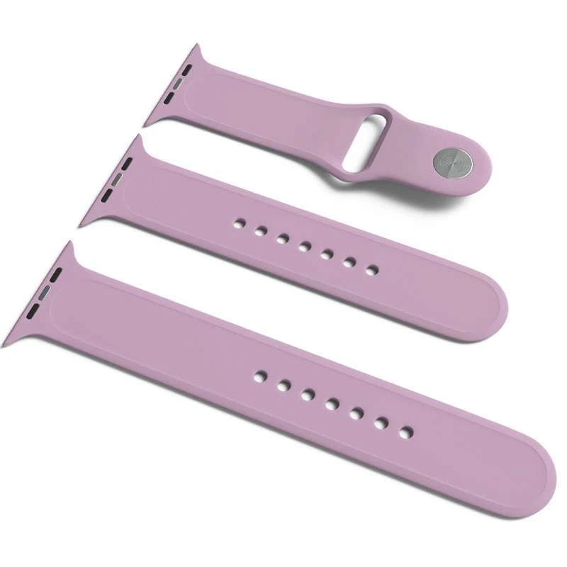 

Силіконовий ремінець для Apple Watch Sport Band 38 / 40 (S/M & M/L) 3pcs (Ліловий / Lilac Pride)