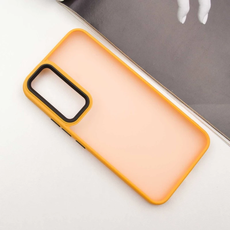 Чохол TPU+PC Lyon Frosted на Samsung Galaxy A15 4G/5G – Orange. Фото 4 з 13