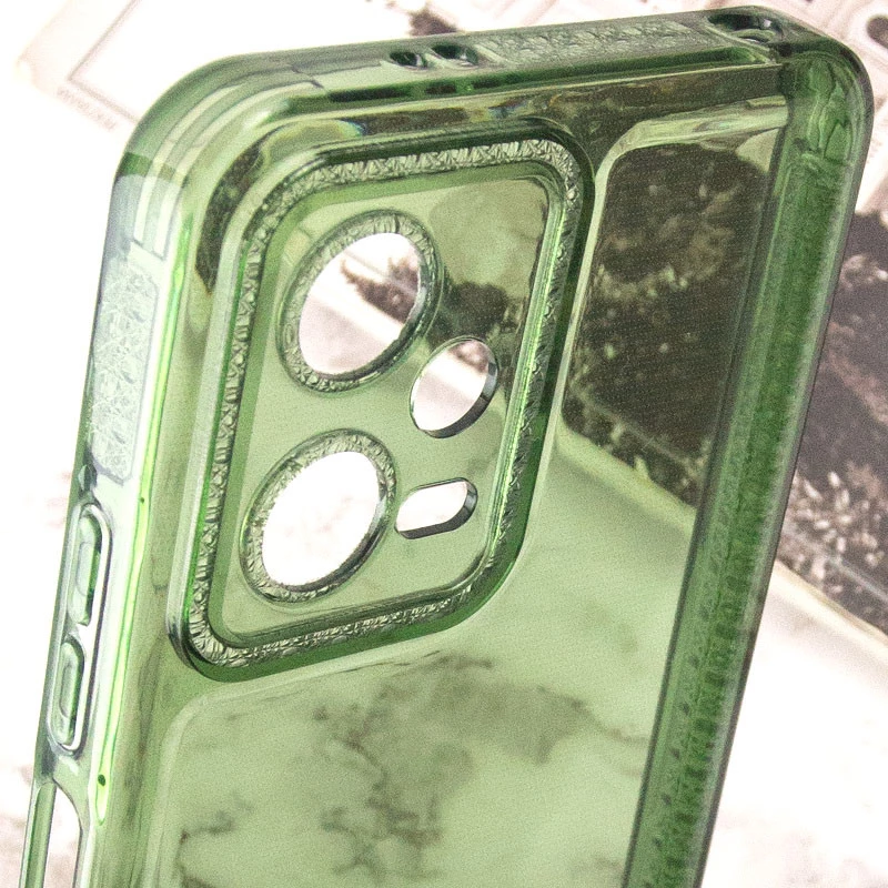 Силіконовий чохол з візерунком на Xiaomi Poco X5 5G – Зелений. Фото 6 з 8