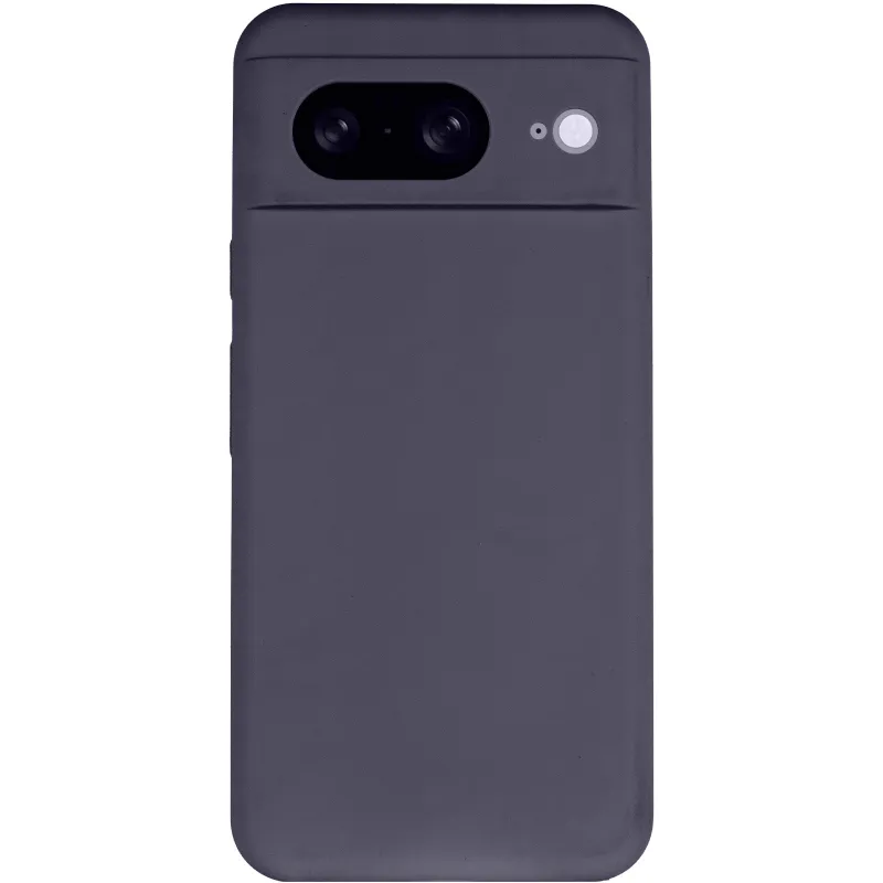 Чохол Silicone Case Lakshmi Premium із закритою камерою для Google Pixel 8a – Сірий / Dark Gray. Фото 3 з 6
