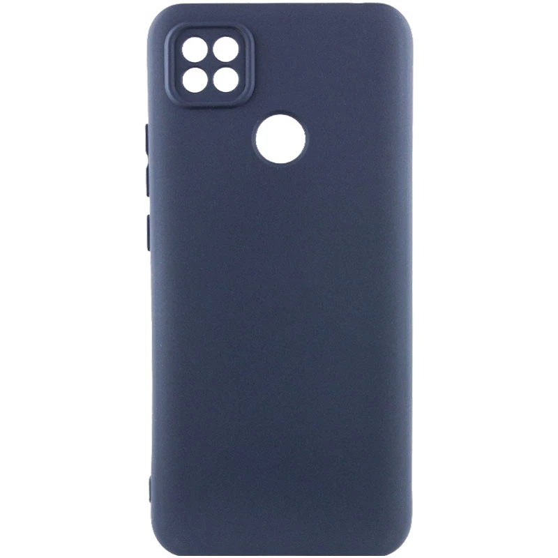 Чохол Silicone Case Lakshmi Plus з закритою камерою на Xiaomi Redmi 10A – Синій / Midnight Blue. Фото 1 з 4