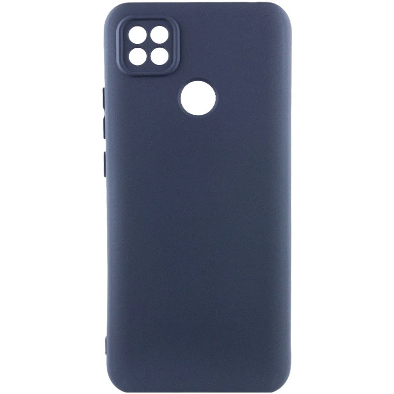 Чехол Silicone Case Lakshmi Premium з закритою камерою на Xiaomi Redmi 10A – Темно-синий / Midnight blue. Фото 1 из 4