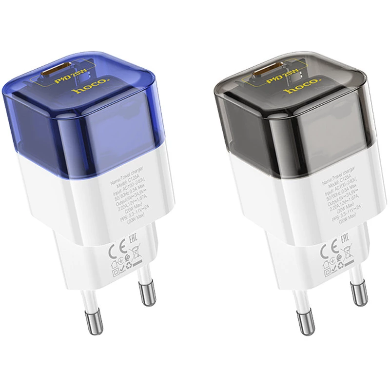 МЗП Hoco C125A Transparent 1C PD20W фото 1 з 2