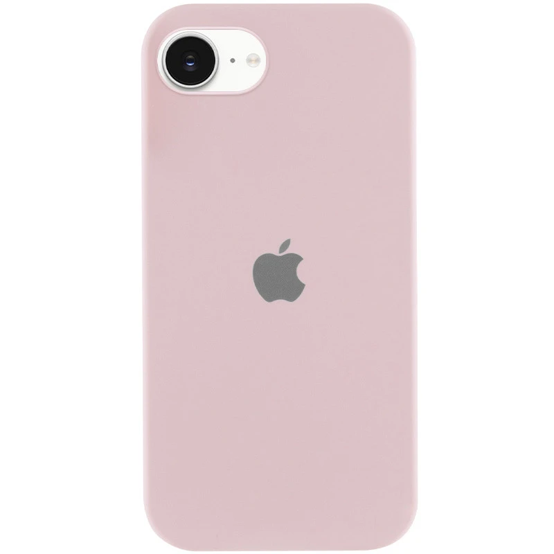 Чохол Silicone Case з закритим низом на Apple iPhone 16e (6.1") – Рожевий / Chalk Pink. Фото 2 з 8