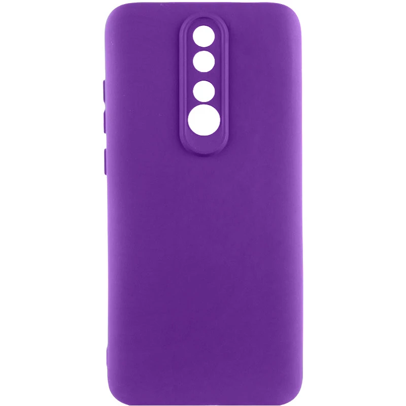 Кольоровий силіконовий чохол GETMAN із закритою камерою для Xiaomi Redmi 8 – Фіолетовий / Purple. Фото 1 з 1