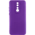 Кольоровий силіконовий чохол GETMAN із закритою камерою для Xiaomi Redmi 8 – Фіолетовий / Purple. Фото 1 з 1