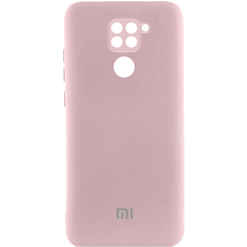 Чохол Silicone Case Lakshmi Premium L з закритою камерою на Xiaomi Redmi Note 9 / Redmi 10X – Рожевий / Pink Sand. Фото 1 з 2