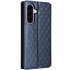 Кожаный чехол-книжка Rhombus Book для Samsung Galaxy A17 4G/5G – Blue. Фото 2 из 7