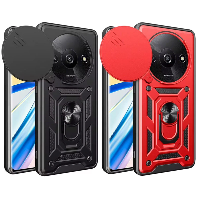 Ударопрочный чехол Ummi Camshield Serge Ring (in box) для Xiaomi Redmi A3 фото 1 из 2