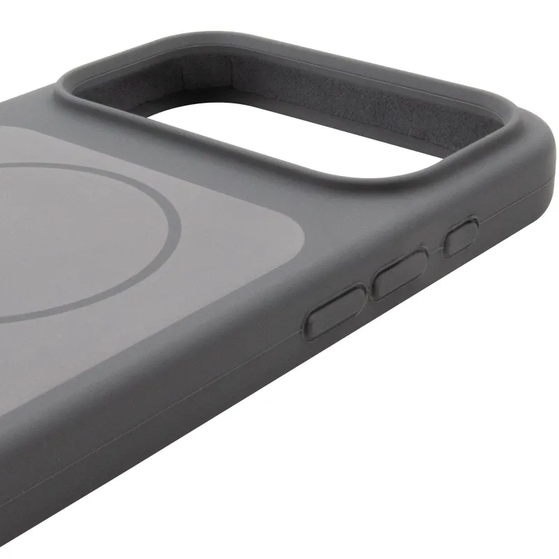 Чехол Silk Duo Color (AA) NO LOGO with Magnetic Fit для Apple iPhone 17 Pro Max (6.9") – Gray. Фото 4 из 5