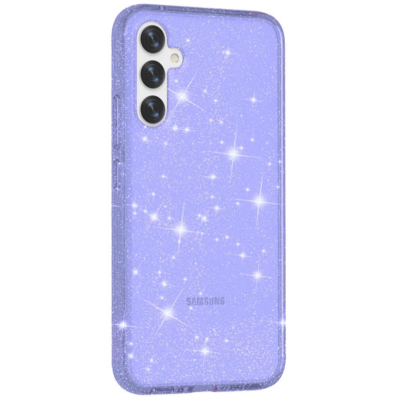 Блискучий силіконовий чохол на Samsung Galaxy A56 5G – Purple. Фото 1 з 8