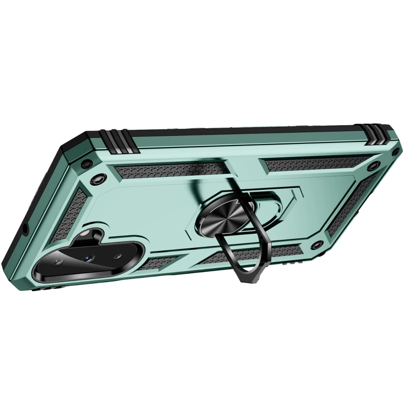 Протиударний чохол Serge Ring з кільцем на Samsung Galaxy A26 5G – Зелений. Фото 7 з 7