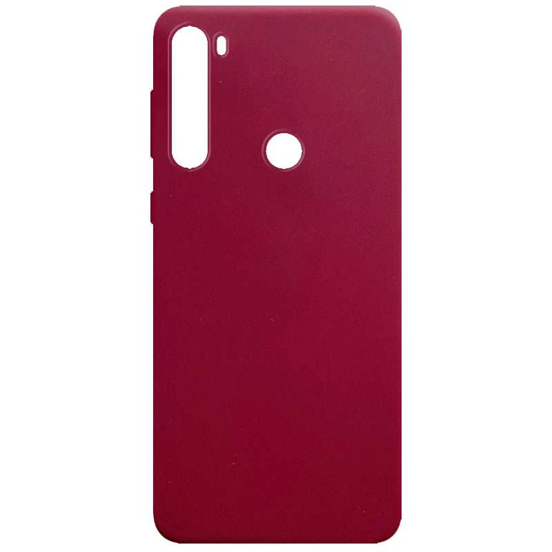 

Кольоровий силіконовий чохол на Xiaomi Redmi Note 8 (Бордовий)